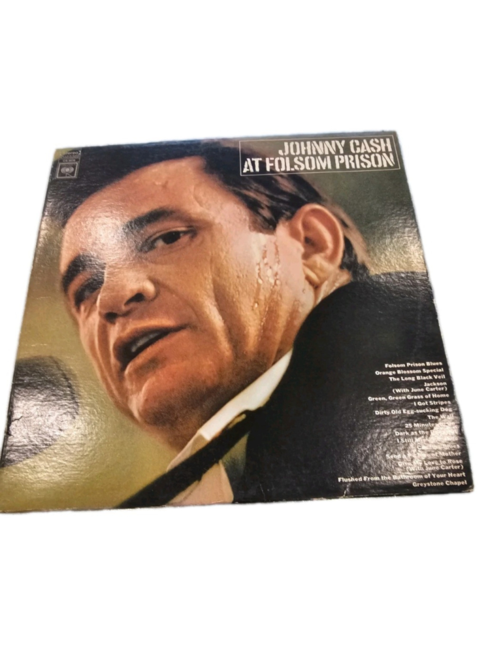 At Folsom Prison--Johnny Cash--Record LP Vinyl--1968--Columbia--CS 9639